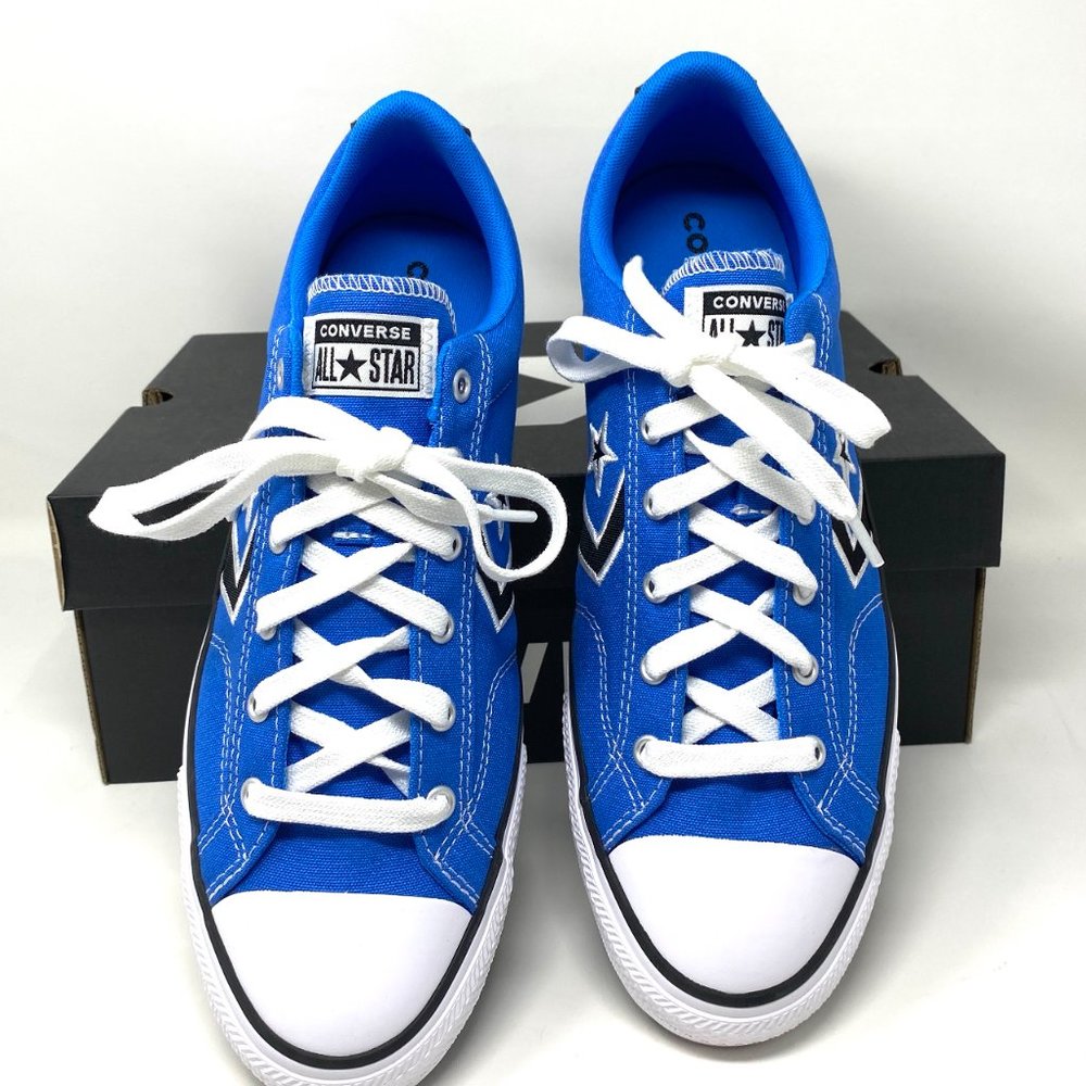 Converse STAR PLAYER Low Canvas Blue Sneakers Men - Picture 4 of 10